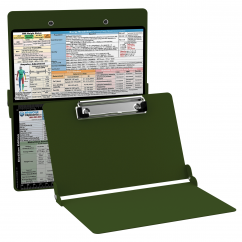 WhiteCoat Clipboard® - Army Green Dietitian Edition